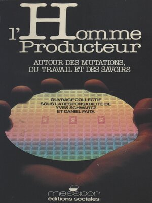 cover image of L'homme producteur